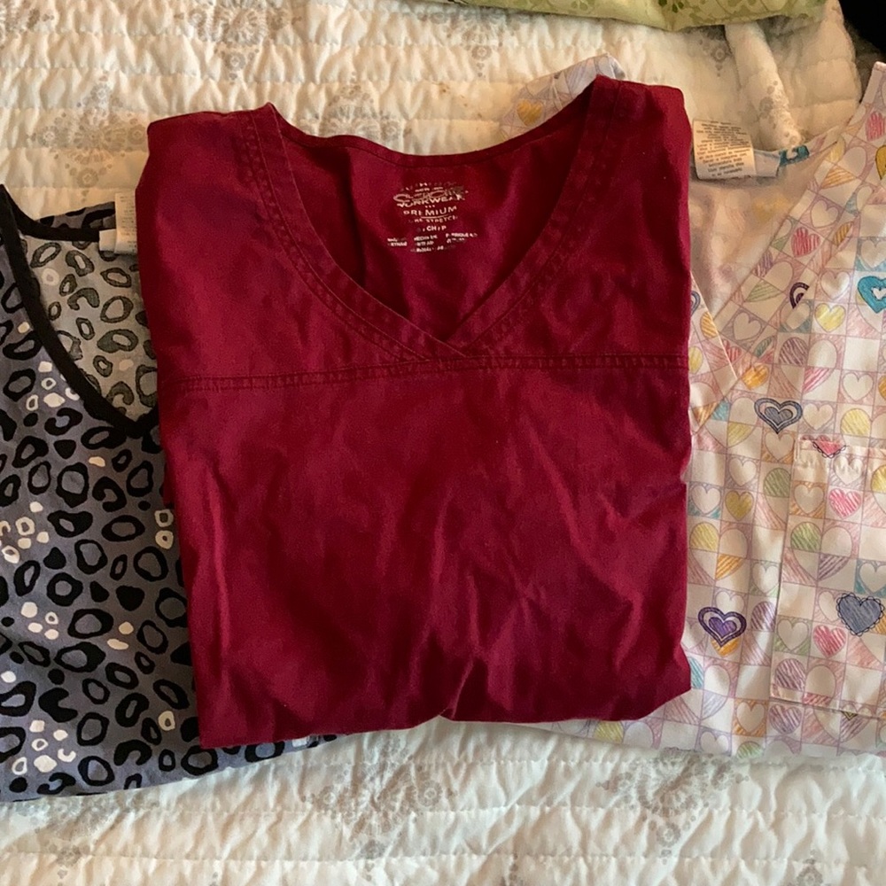 Scrub tops